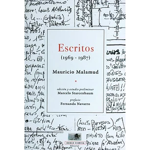 Escritos 1969 1987 Malamud - Malamud, Mauricio