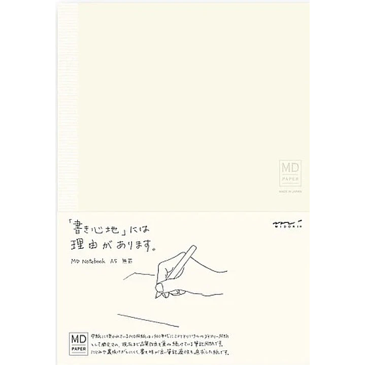 Cuaderno Midori A5 Blanco - Sin Autor 1