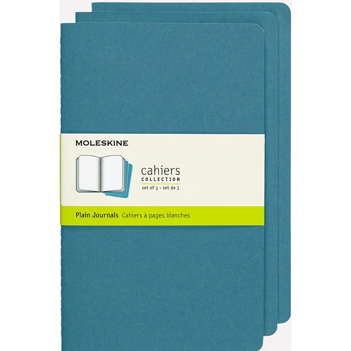 Cahier Set De 3 Tb Large Azul Leal Lisa - Moleskine 1