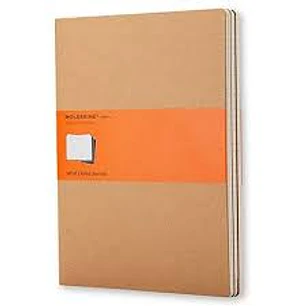 Cahier Set De 3 Tb Xl Marron Kraft De Rayas - Moleskine