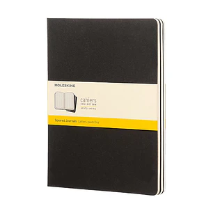 Cahier Set De 3 Tb Xl Negro Cuadriculada - Moleskine
