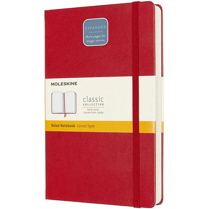 Libreta Moleskine Hc/large/rojo Escarlata/ruled - Moleskine 1