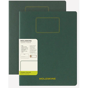Cuaderno Estudiante. Set De 2 - Tapa Blanda - Xxl - Verde Mirto - Lisa - Moleskine