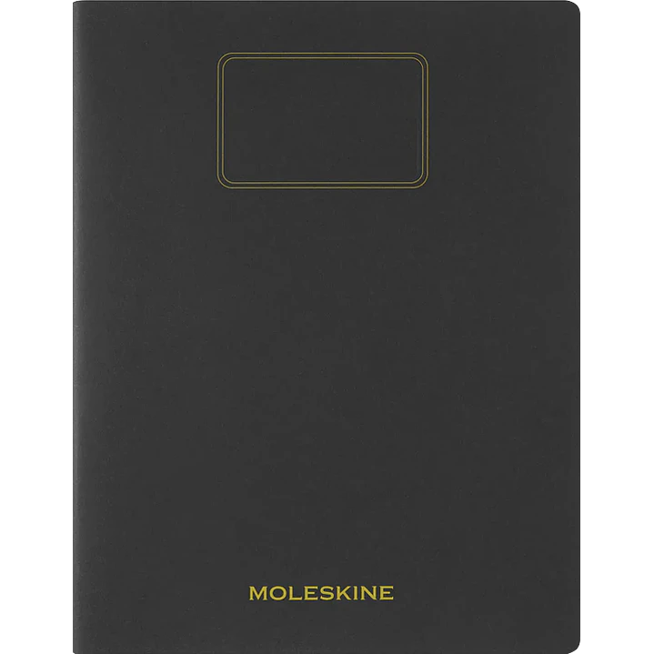 Cuaderno Estudiante Xxl Tapa Blanda Negro De Rayas - Sin Autor 1