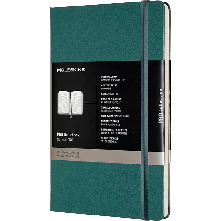 Libreta Moleskine Pro Tapa Dura/large/verde Bosque - Por Definir 1
