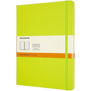 Libreta Moleskine Hc/large/verde Limon/ruled - Por Definir