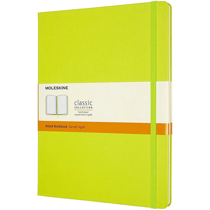 Libreta Moleskine Hc/large/verde Limon/ruled - Por Definir 1