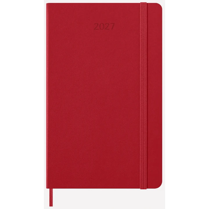 Agenda 12m 2027 Semanal Td Large Rojo Escarlata - Moleskine 1