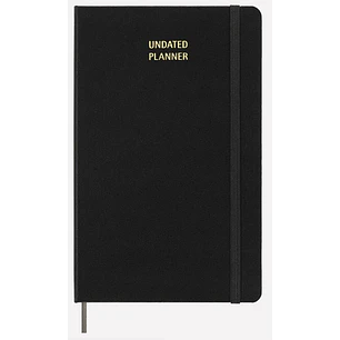 Agenda Sin Fecha Semanal Td Large Negro - Moleskine