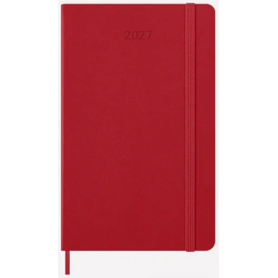 Agenda 12m 2027 Semanal Tb Large Rojo Escarlata - Moleskine