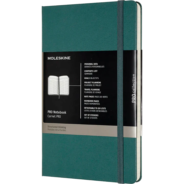 Libreta Moleskine Pro Tapa Dura/large/verde Bosque - Moleskine 1