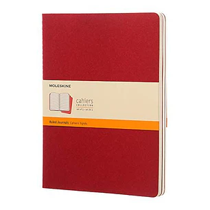 Cahier Set De 3 Tb Xd Rojo Arandano Rayas - Moleskine