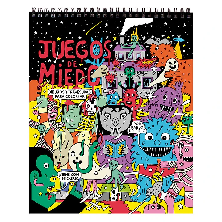 Juegos De Miedo Dibujos Y Travesuras Para Colorear  - Pablo Del Cielo 1