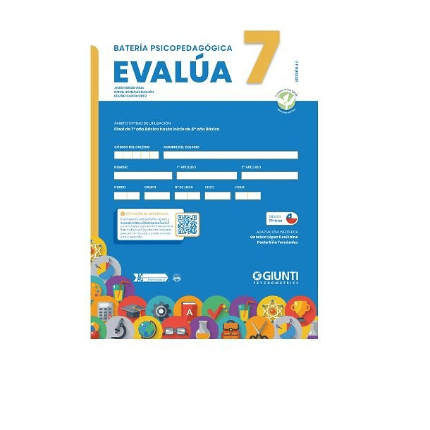 Batería Evalua 7 versión 4.0 (Pack 10 Test) 