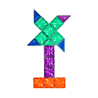 Pieza Geométrica Magnética 3D 32 un. 2