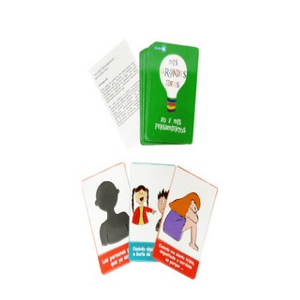 Yo Y Mis Pensamientos. Juego De Cartas Para El Desarrollo Emocional  