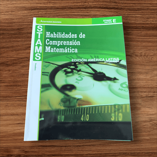 Taller de Habilidades de Comprensión Matemática (Nivel E) 