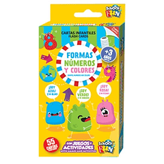 CARTAS INFANTILES - FORMAS NÚMEROS Y COLORES 