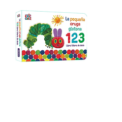 La Pequeña Oruga Glotona 123. Libro Titere De Dedo