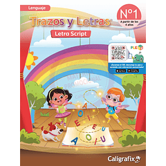 TRAZOS Y LETRAS N° 1 PRE KINDER - LETRA SCRIPT (MODELO 2026)