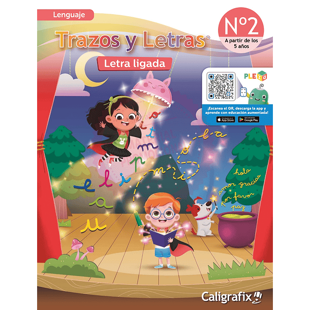 TRAZOS Y LETRAS N° 2 KINDER  LETRA LIGADA (MODELO 2026) 