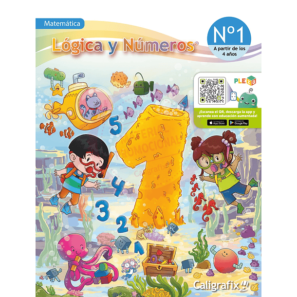 LOGICA Y NUMEROS N° 1 PRE KINDER (MODELO 2026) 