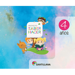 CAJA PÁRVULO 4 AÑOS SABER HACER (Libro Comunicación integral + libro de entorno + grafomotricidad + material concreto)