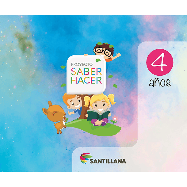 CAJA PÁRVULO 4 AÑOS SABER HACER (Libro Comunicación integral + libro de entorno + grafomotricidad + material concreto) 