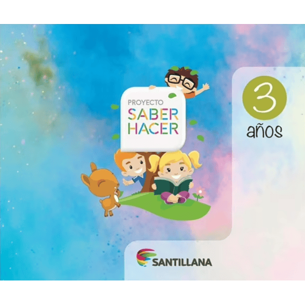 CAJA PARVULO 3 AÑOS SABER HACER (Libro Lenguaje integrado + libro de entorno + material concreto) 