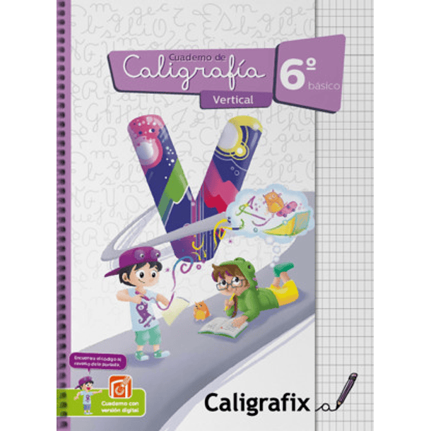 CALIGRAFÍA VERTICAL 6° BÁSICO (MODELO 2026) 