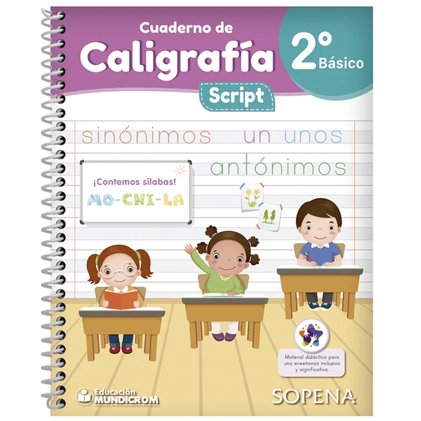CALIGRAFÍA SCRIPT 2° BÁSICO SOPENA  