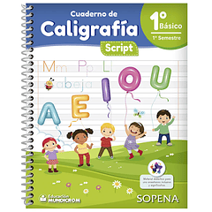 CALIGRAFÍA SCRIPT 1° BÁSICO I° SEMESTRE SOPENA 