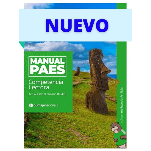 MANUAL PAES COMPETENCIA LECTORA + NUTRIA 2026 ( INCLUYE IA) 