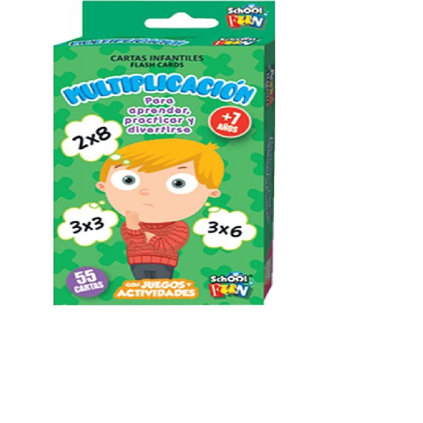 CARTAS INFANTILES - MULTIPLICACIÓN 