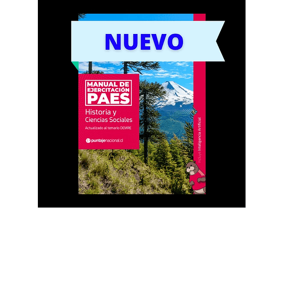 MANUAL PAES HISTORIA Y CIENCIAS SOCIALES + NUTRIA 2026 ( INCLUYE IA) 
