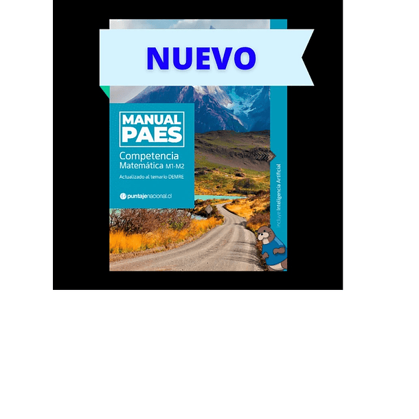 MANUAL PAES MATEMÁTICA M1-M2 + NUTRIA 2026 ( INCLUYE IA) 