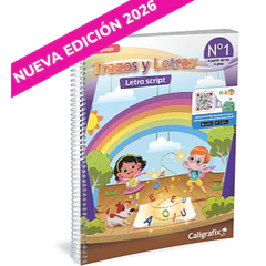 TRAZOS Y LETRAS N° 1 PRE KINDER - LETRA SCRIPT (MODELO 2026)