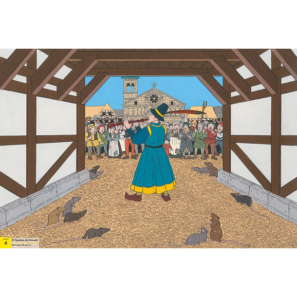 EL FLAUTISTA DE HAMELIN (LÁMINAS KAMISHIBAI) 4