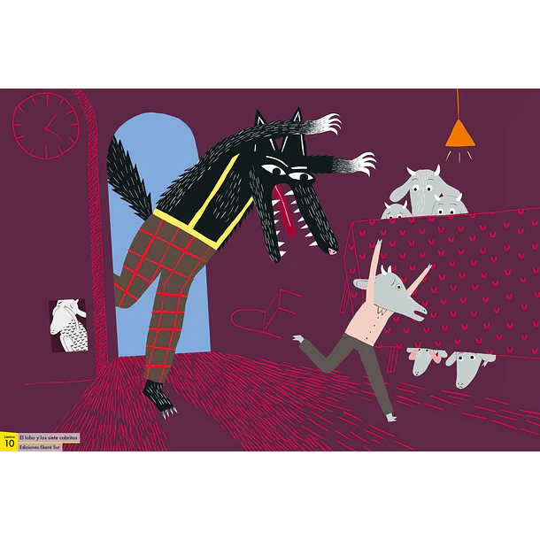 EL LOBO Y LOS SIETE CABRITOS (LÁMINAS KAMISHIBAI) 4