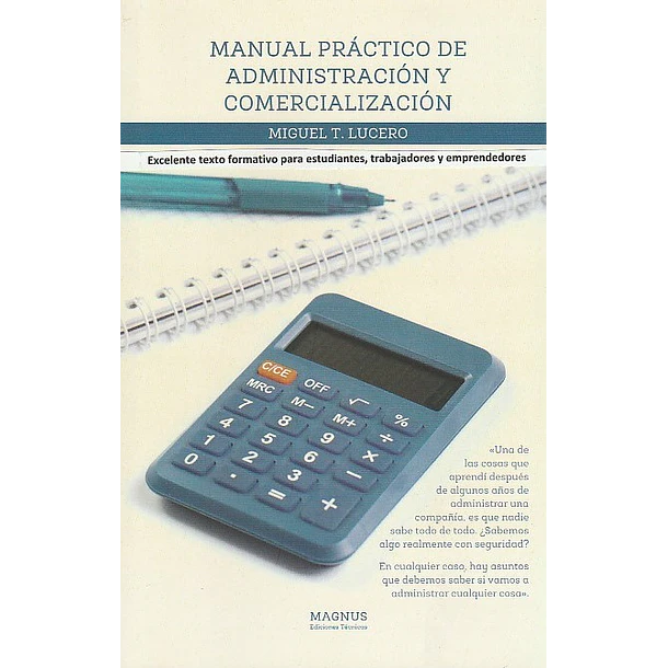 MANUAL PRÁCTICO DE ADMINISTRACIÓN Y COMERCIALIZACIÓN  
