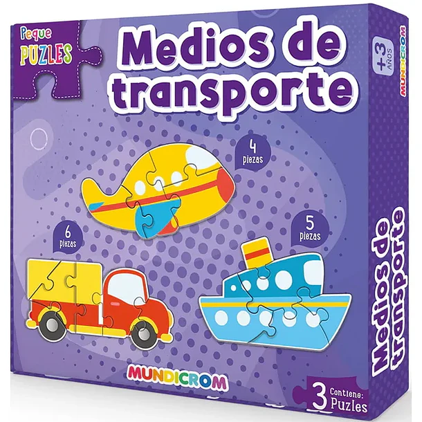 MEDIOS DE TRANSPORTE (PEQUE PUZLES) 