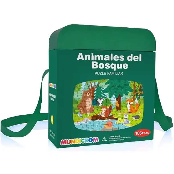 ANIMALES DEL BOSQUE (PUZLE 105 PZAS) 