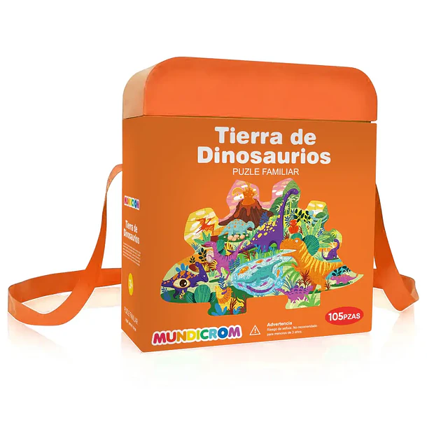 TIERRA DE DINOSAURIOS (PUZLE 105 PZAS) 