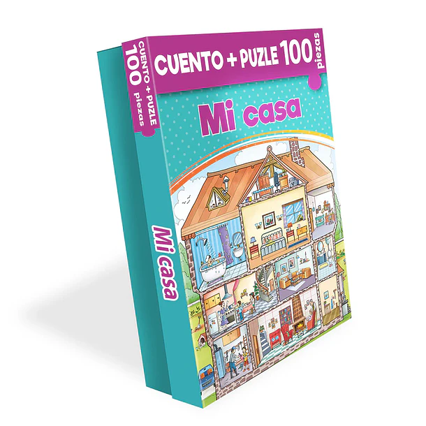 MI CASA: CUENTO+PUZLE (100 PZAS) 1