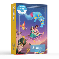 ALADINO: CUENTO+PUZLE (30 PZAS)