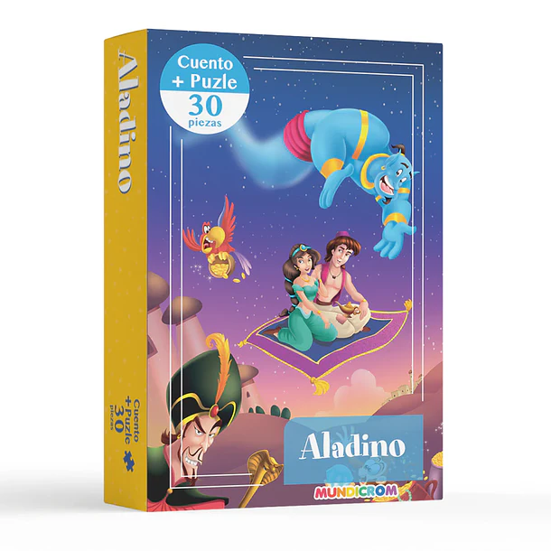 ALADINO: CUENTO+PUZLE (30 PZAS) 