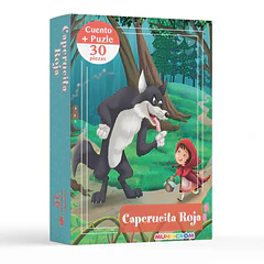 CAPERUCITA ROJA: CUENTO+PUZLE (30 PZAS)