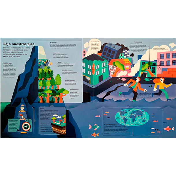 PLANETA TIERRA (POP-UP, SOLAPAS Y RUEDAS GIRATORIAS) 4