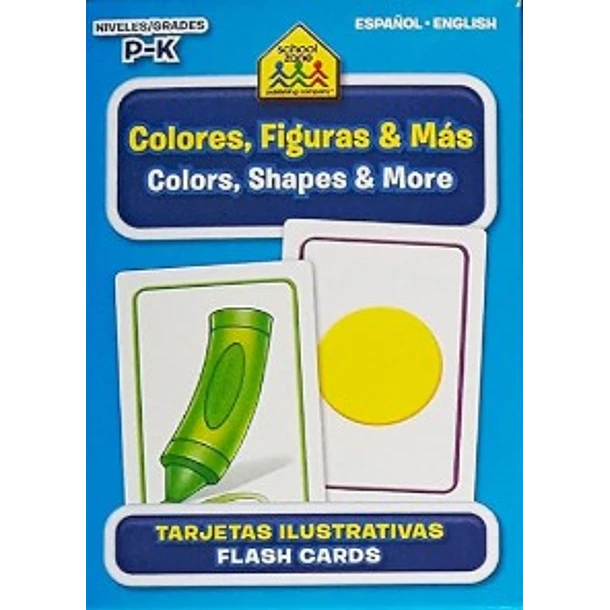 FLASH CARDS: COLORES, FIGURAS & MÁS / COLORS, SHAPES & MORE 