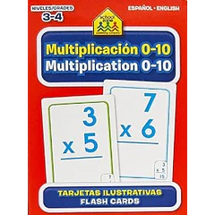 FLASH CARDS: MULTIPLICACIÓN 0-10 / MULTIPLICATION 0-10 